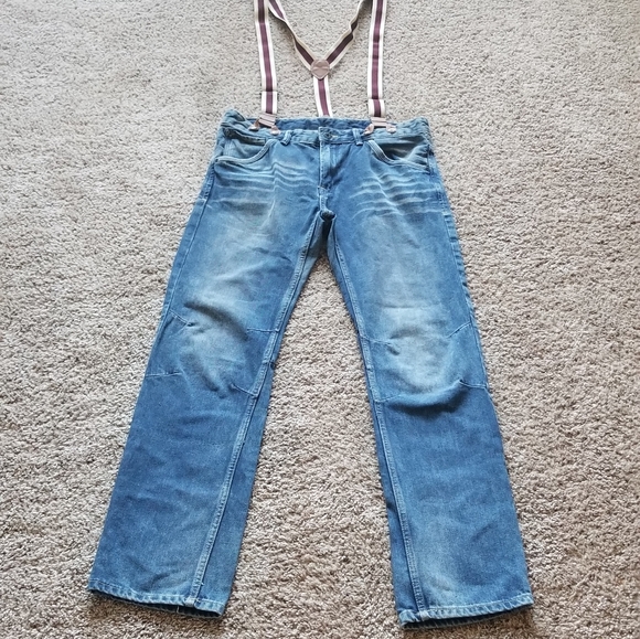 H&M Other - 2/$5 H&M size 14y+ jeans with suspenders